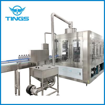 China small scale automatic rotary bottle liquid filling machine with washing filling and capping function à venda