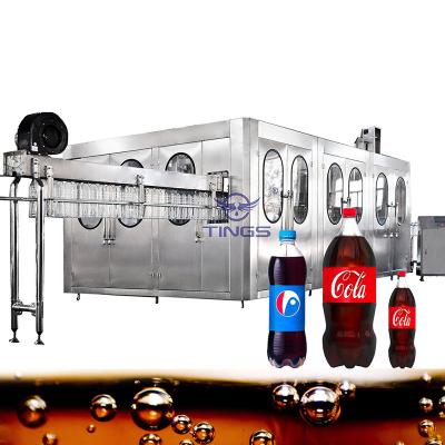 China Carbonated Drinks Filling Machine/Bottle Washing Filling Capping Machine/Beverage Production Line for sale