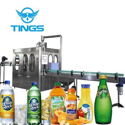 China Soda water produce machine full automatic sparkling water production line à venda