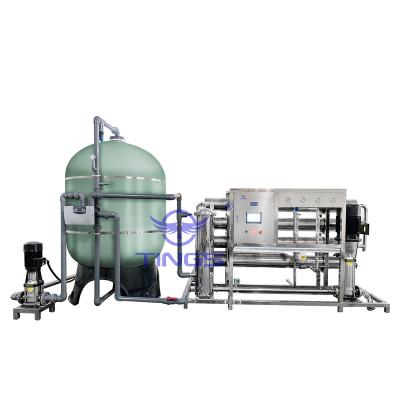 China Commercial industrial reverse osmosis RO irrigation and breeding industry water treatment plant 8000L per hour en venta