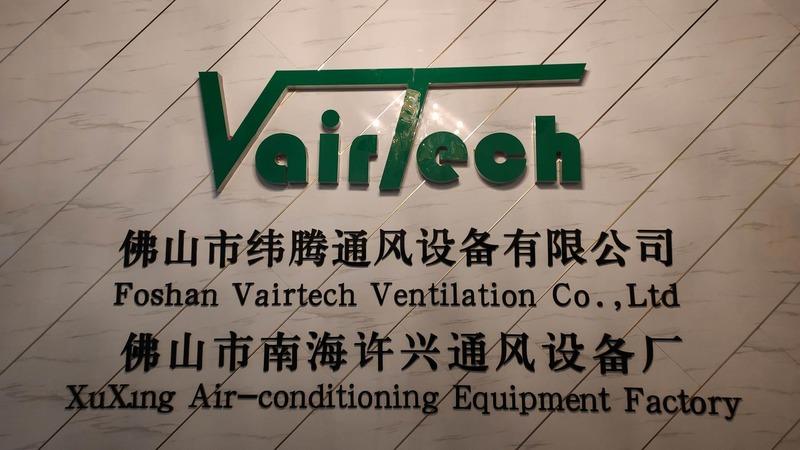 Verified China supplier - Foshan Vairtech Ventilation Co., Ltd.