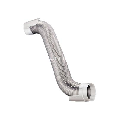 China HAVC System Aluminum Foil Air Duct Filter Semi Rigid Flexible Pipe For Kitchen Ventilation for sale