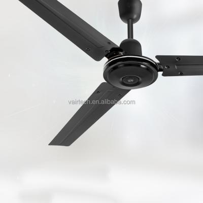 China Modern high quality 56 inch 3 blades metal air cooling ceiling fan with excellent motor for industrial for sale