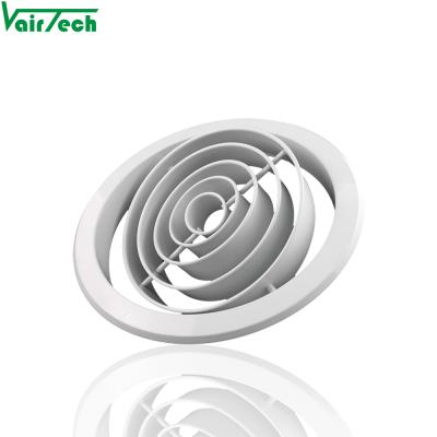 China Adjustable HVAC System Multi-Ring Spray Diffuser Aluminum Round Supply Air Diffuser for sale