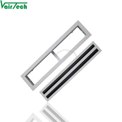 China Modern Air Conditioning Ceiling Aluminum Linear Slot Air Diffuser Height For HVAC System for sale