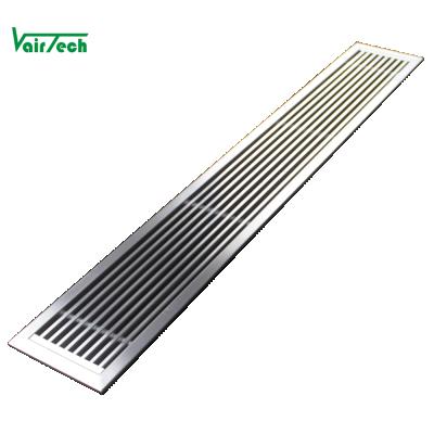 China Modern HVAC Air Conditioning Grill System Aluminum Linear Bar Grille Air Diffuser for sale