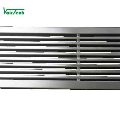 China Modern Wall Canopies Linear HVAC Air Vent Bar Grille Stainless Steel Vent for sale