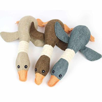 China Dog Toy Voice Molars Puppy Dog Toy Linen Plush Scream Chicken Toy Small for sale