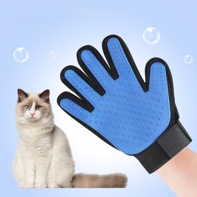 China High Quality Cat Silicone Bath Pet Grooming Gloves Dog Products Viable Pet Gloves Bath for sale