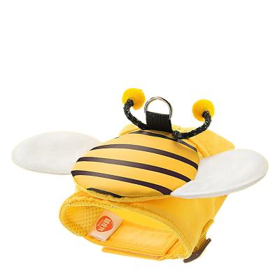 China 2021 Viable New Small Type Pet Traction Bee Vest Anti Cut Rope Small Cat Chest Cat Pull Rope Free Walking Strap Cat Rope for sale