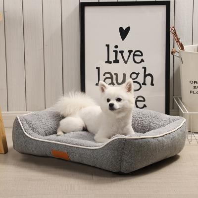 China Viable Breathable Dog Sofa Bed Pet Beds And Accessories Dog Nest Rectangle Pet Cat Beds for sale