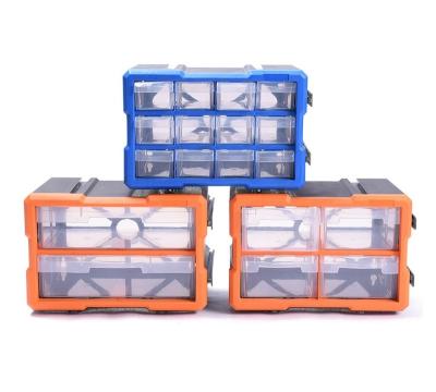 China Freely Combine Wall To Mount Plastic Tool Storage Drawers Organizer Box For Hardware for sale