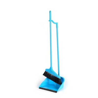 China Squeegee Factory Supply Broom Dustpan Set Household Direct Pinch Dustpan Sweep Waste Soft-Haired Non-Stick Hair for sale