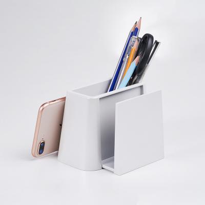 China Multifunctional Storage Pen Holder Adjustable Slide Desktop Phone Holder Tablet Notebook Stands for sale