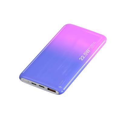 China PD 20W Quick Charge Support 22.5W QC3.0 OEM Cell Charger Smart Slim Sleek Power Bank 10000mAh for sale