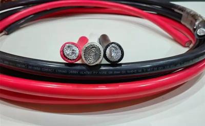 China 350mcm 2KV Aluminum PV Wire RPV90 RHW-2 RW90 AL-8000 Solar Cable for sale