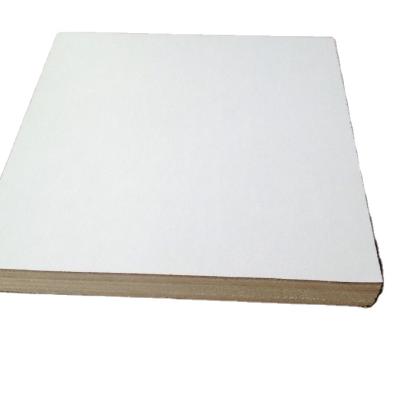 China Factory Direct MDF 4*8*5mm Melamine MDF Blank White Laminate Board Moisture Proof For Furniture for sale