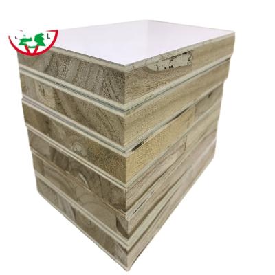 China Modern 18mm Melamine Blockboard Furniture Blockboard Decoration Blockboard for sale