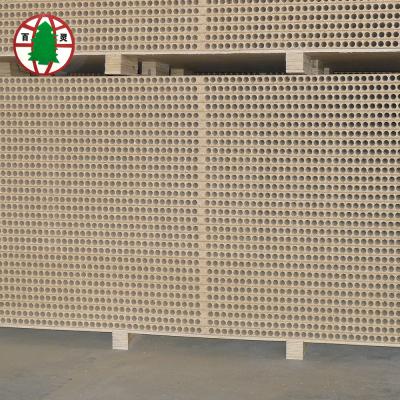 China Indoor hollow core chipboard/hollow core particle board/hollow core flakeboard for sale