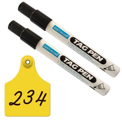 Cina Ear Tag Marker Pen Waterproof Writing Long Lasting And Not Fade For Livestock Ear Tags in vendita