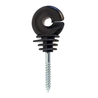 中国 Electric Fence Insulator, Black Self-Tapping Insulator, Screw-In Wood Post Insulator, With 1 Pc Insulator Socket Tool (Fit For Electric Drill) 販売のため