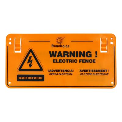 Chine Electric Fence Warning Sign, Plastic Safe Sign, Caution Warning Sign for Electric Fence à vendre