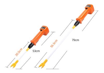 Chine Les bétail rechargeables électriques oranges pousse 79cm doucement 1.0kg efficace avec le chargeur à vendre