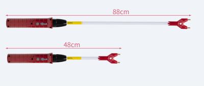 中国 3W牛電気衝撃18.9inchの折り曲げられる電気ブタの突き棒IP45 販売のため