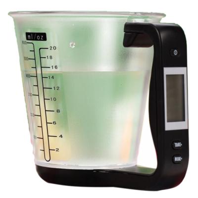 China J&R Digital 1kg 600ml Smart Home Kitchen Measuring Scale Detachable Electronic Cup In Stock for sale