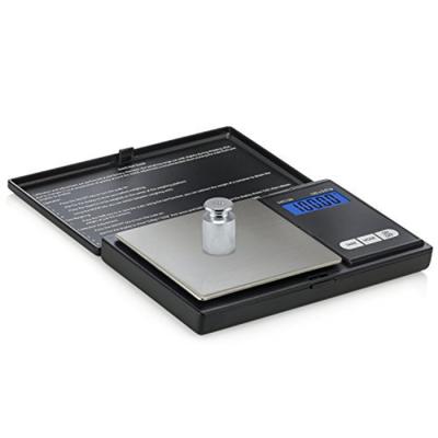 China Large Size Weighing Platform J&R China 1000g Electronic Jewelry Weighing Stainless Steel 0.01g Pocket Scale for sale