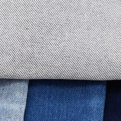 China Polyester Breathable Lycra Cotton Knitted Fake Jeans Fabric for sale