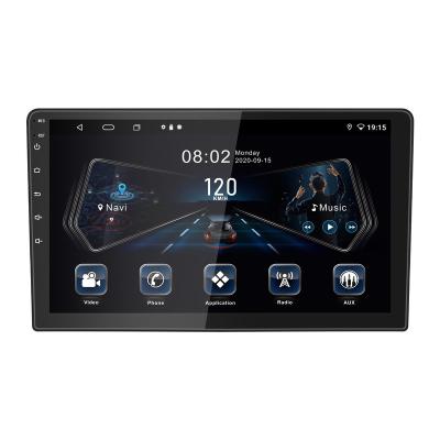 China GPS 10 inch android car stereo universal touch screen music system for car radio 9 pulgadas double din t3 android player for sale