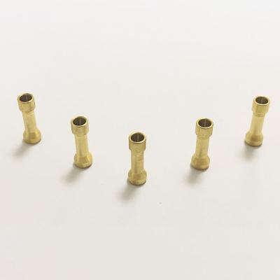 China Connector Polished And Anodized Brass CNC Machining Brass Machining Parts for sale