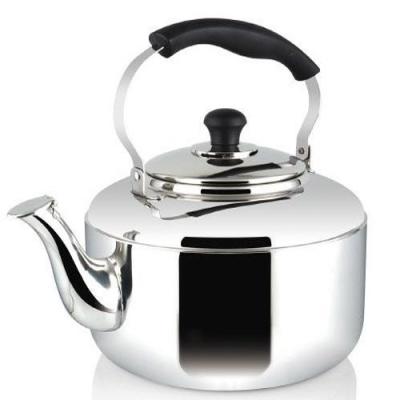 China Stainless Steel Whistling Tea Kettle , Stainless Steel Water Kettle Energy Saving for sale