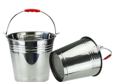 China 5 Gallon  Stainless Steel Water Bucket Food Grade Full Mirror Polished for sale