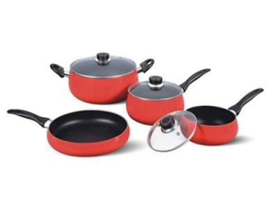 China Fashional Design Kitchen Pots And Pans , Ss410 # Stainless Steel Pan Set for sale