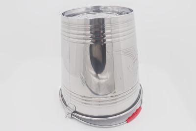 China 3L Popular promotional watet bucket with handle stainless steel pail bucket without lid for sale