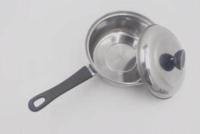 China Kitchenware 7cm Stainless Steel Milk Pot With Bakelite Handle for sale