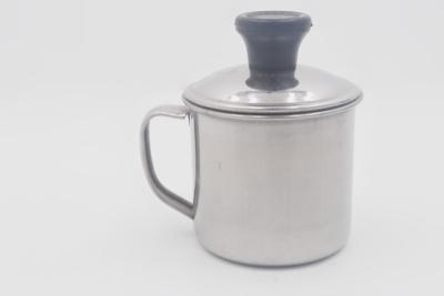 China 12cm Outdoor Stainless Steel Camping Cup Chrome Wine Mug for sale