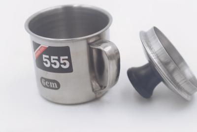 China 10cm Stainless Steel Drinking Cup With Bakelite Knobs for sale