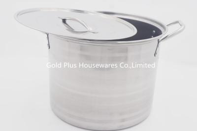 China 13.5L Stainless Steel Cooking Pot With Cover Turnover Barrels for sale