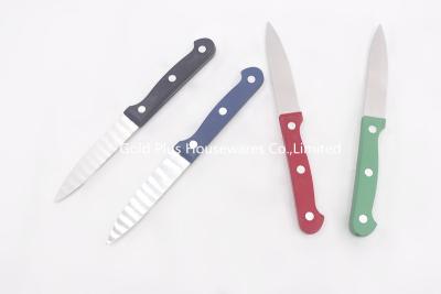 China 0.8mm Kitchen food cutting tools stainless steel full tang blade custom chef slice bread tool fruit knife for sale