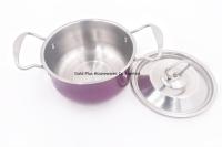 Cina scaldavivande isolato stufato di castrato della casseruola di acciaio inossidabile di 6pcs 20cm in vendita