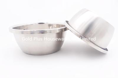 China 28cm 304 Stainless Steel Basin Kitchenware Food Grade Round Deep Mixing for sale