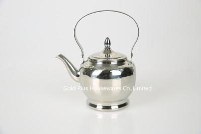 China 20cm Durable stainless steel water fast boiling kettle  silver color kitchen tea kettle double wall hotel water kettle for sale