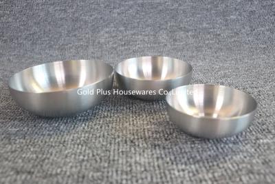 China 12cm Dia Metal Sauce Bowl For Home Tableware Vinegar SS Cereal Snack Dish for sale