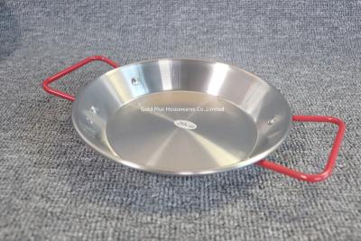 China De keuken braadde kokend hulpmiddel 20cm de Spaanse steelpan van de de paella pan non-stick vlakke pan van zeevruchtendeegwaren Te koop