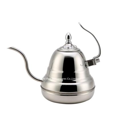 China Ergonomic Home Kitchen Long Spout Coffee Pot 1800ml for sale