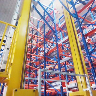 Cina ODM Spazio risparmio gru stacker automatizzato AS RS Racking con WMS in vendita