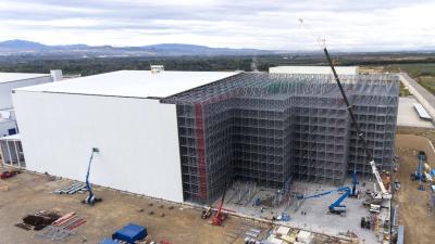 China Sistema de Recuperação Clad Rack Warehouse Pallet Rack Supported Building à venda